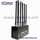 Each Band 5W Adjustable 3G 4G 5g High Power Cell Phone Jammer Powerful Antennas Signal Blocker