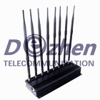 8 Bands Adjustable Powerful Multi-functional 3G 4G Phone Blocker &amp; Remote Controls Jammer (315/433/868MHz)