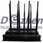 16W High Power GPS Signal Jammer 3G 4G Cell Phone Type ROHS/FCC Approval