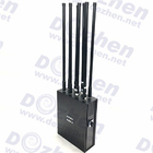 6 Bands 80W Internal Battery For Police Manpack Phone Signal Jammer